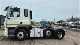 DAF CF 440 6x2 Midlift Tractor Unit Manual PTO YK16 WUP  Law Trucks [upl. by Enitnemelc197]