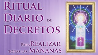 🙏 RITUAL DIARIO de DECRETOS LLAMA VIOLETA y Protección Espiritual 15 Min Para hacer en las mañanas [upl. by Januisz795]