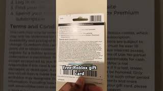 Free robux gift card [upl. by Arehs312]