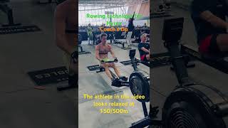 Concept2 Rowerg  Proper Rowing Technique To PR a Hyrox Race [upl. by Maje960]