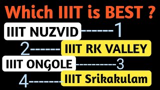 Which IIIT is BEST  AP IIIT 2024 [upl. by Sekofski]