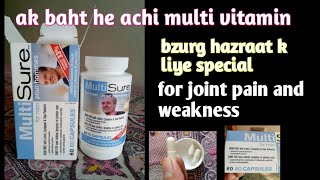 Multi sure multivitamin review does it work price too expensive [upl. by Aroc]