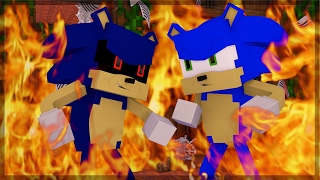 SONIC VS SONICEXE  SONIC 2 MINECRAFT MACHINIMA [upl. by Lewls370]