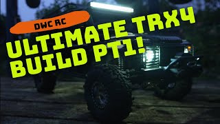 ULTIMATE TRX4 DEFENDER BUILD PART 1 [upl. by Weidner52]