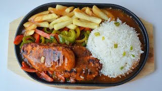 SIZZLER CHICKEN Original Restaurant Recipe by YES I CAN COOK ChickenSizzler SizzlengChicken [upl. by Jacquie]