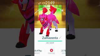 ✨️ Shiny Zamazenta registered to Pokédex pokemongo shiny debut [upl. by Mellisa]