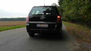 Opel Zafira 19 CDTI 150 PS Straight Pipe diesel exhaust sound HD [upl. by Harbard]