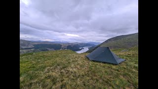 Comb Crag  Lake District Wild Camp  Abandoned Helvellyn Climb  Hilleberg Anaris [upl. by Anaxor]