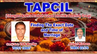 Finding the exact Date and Time of Marriage Through KCIL [upl. by Roi]