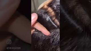 How to Add Hair Extensions to make kekepalmer Lace Wig Fuller using boldholdlacetape [upl. by Naejeillib]