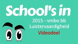 Engels Luistervaardigheid  BB 2015 Videodeel [upl. by Arehs812]