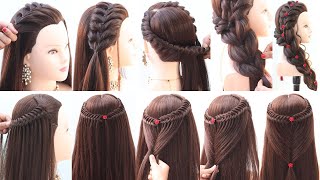 2 fancy hairstyle for outgoing  hairstyle for party  wedding special hairstyles [upl. by Viafore314]