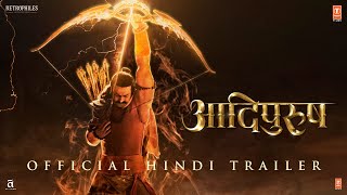 Adipurush Official Trailer Hindi  Prabhas  Saif Ali Khan  Kriti Sanon  Om Raut  Bhushan Kumar [upl. by Donatelli]