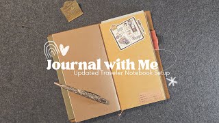 Updated Traveler Notebook Journal With Me  Featuring my New Pen [upl. by Jeanne932]