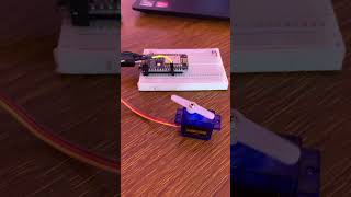 ESP8266 Servo Motor esp8266 servomotor experiment circuit [upl. by Godred]