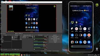 Прямой стрим в OBS с камеры и с экрана смартфона Камера смартфона как вебка [upl. by Stimson]