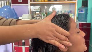 Let’s learn how to do hair oil massage manushree parlour yt makeup hair hairstyle [upl. by Ayoted]