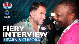 Eddie Hearn MAKES CONFESSION To Derek Chisora [upl. by Fattal775]