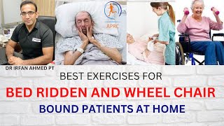 Best Exercises amp Physiotherapy guidelines for bed ridden amp wheel chair bound patients  Urdu  Hindi [upl. by Jeno]