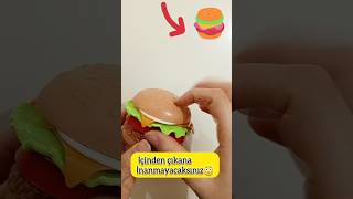 hamburgerden ne çıkacakasmr surprise funny toys keşfet shorts [upl. by Yreva]