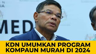 PROGRAM KOMPAUN MURAH AKAN DI ADAKAN PADA BULAN MARET 2024 [upl. by Fabrianne]