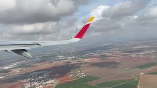 Iberia Express  Airbus A321NEO  ECNJI  Sevilla Take off and Marid Barajas Approach amp Landing [upl. by Silvanus]