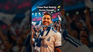 Chase Real Madrid Across Europe The Ultimate Away Game Travel Guide for DieHard Fans realmadrid [upl. by Ennovahc]