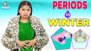 PERIODS vs WINTERS  Teenager Life Hacks  Anaysa [upl. by Ezmeralda926]