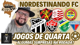 PANORAMA DOS JOGOS DE QUARTA ✅ [upl. by Nikolos970]