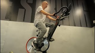 KEISER M3I INDOOR CYCLE SPIN BIKE EXERCISE BIKE REVIEW AND DEMONSTRATION FITNESS STATIONARY BIKES [upl. by Edak]