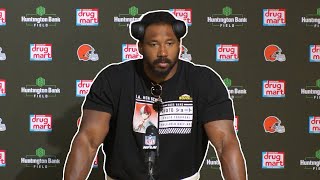 Myles Garrett Postgame Press Conference  Week 8 vs Ravens [upl. by Beulah]