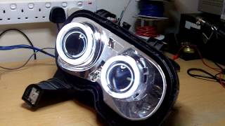 MG ZT Rover 75 Bi Xenon Cat Eye Headlight Demo [upl. by Zetes]