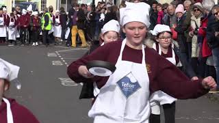 Teflon  Olney Pancake Race 2020 [upl. by Akessej]