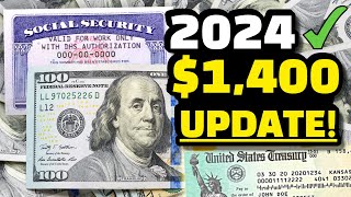 Stimulus Alert 1400 Check for 2024 Heres What You Need to Know [upl. by Kulda]