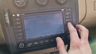 How to turn off quotTP Seekquot on VW RNS MFD 2 media system [upl. by Aniuqal]