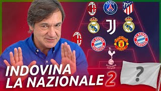 Indovina la Nazionale dalle squadre di club  Europei e Mondiali  Fabio Caressa [upl. by Ihculo]