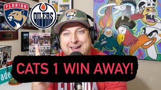 Florida Panthers One Win Away From Stanley Cup Cats Win 43 Over Edmonton Oilers and Go Up Up 30 [upl. by Zailer]