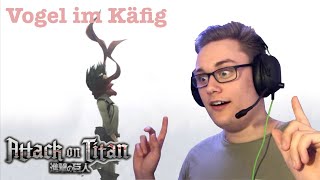 Attack on Titan OST  Vogel im Kafig REACTION THIS IS DEEP [upl. by Asiram]