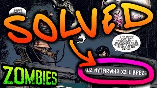 ZOMBIES COMIC 1 EASTER EGG MESSAGE FOUND amp SOLVED Call of Duty Zombies Comic Storyline Explained [upl. by Viole101]