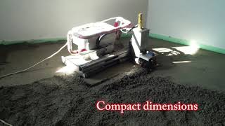 Floor Screeding Machine Robot  Automatic Screed leveling through laser control [upl. by Osborne870]