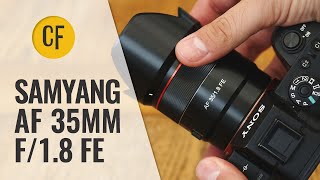 Samyang AF 35mm f18 FE lens review with samples Fullframe amp APSC [upl. by Airdnal552]