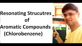 Resonating Structures of Chlorobenzene  orthoparadirectinggroup [upl. by Jereme]