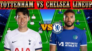 NEW TOTTENHAM VS CHELSEA BEST POTENTIAL STARTING LINEUP IN THE EPL MATCH WEEK 11 4231 VS 433 [upl. by Sibyls]