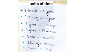 1 decade  10 years  1 century  100 years units of time education learn study knowledge [upl. by Hultin]