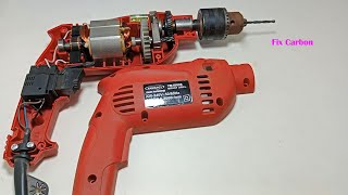 1200w impact How to Fix drill machine carbon [upl. by Tdnarb359]