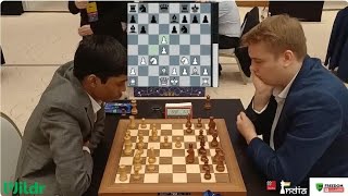 Praggnanandhaa vs Kovalev [upl. by Notsuoh]