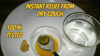 Dry cough  Sore throat  Instant relief home remedies  Cold and cough  Cookingmypassion [upl. by Egin]