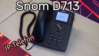 Snom IPTelefon D713 an Fritzbox einrichten [upl. by Aneras]