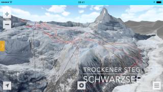 FATMAP  Zermatt 3D Ski Map [upl. by Johanan410]