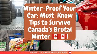 WinterProof Your Car MustKnow Tips to Survive Canada’s Brutal Cold 🇨🇦 [upl. by Ylsel]